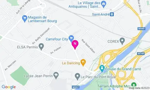 Localisation Mtre Accou Anne