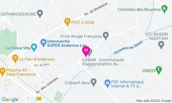 Localisation Mtre Rouchout Fabien