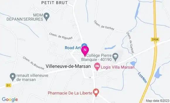 Localisation Mtre Fourcade Jean Jacques