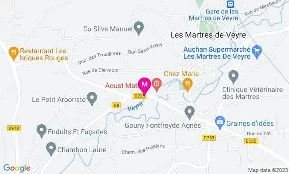 Localisation Mtre Penalver Laura