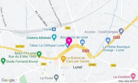 Localisation Mtre Verlaguet Sophie