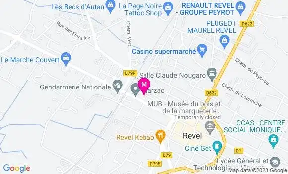 Localisation Mtre Roumat Boueilh Carole