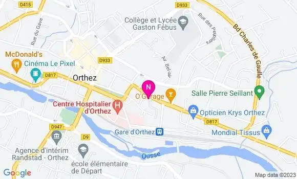 Localisation Mtre Alary Gaëlle