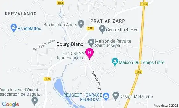 Localisation Mtre Berthou Fanny