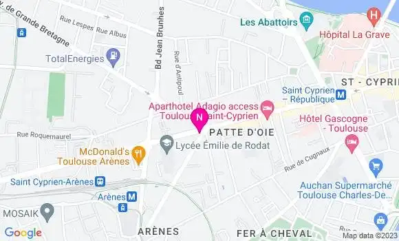 Localisation Mtre Fournié Foradada Claire Charlotte