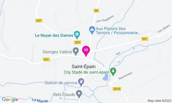Localisation Mtre Caraty Thomas