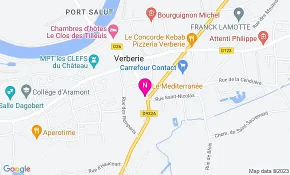 Localisation Mtre Delaplace Nathalie