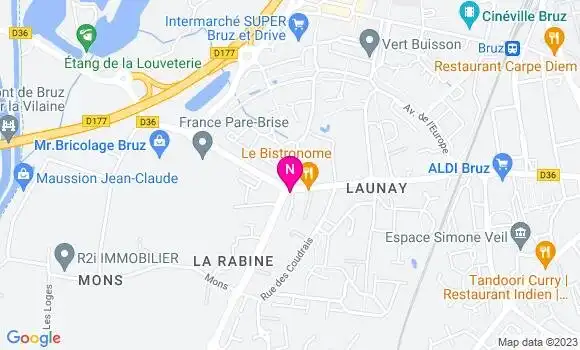 Localisation Mtre Le Guales De Mezaubran Eric