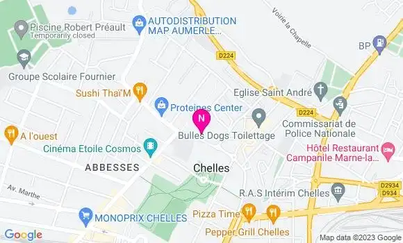 Localisation Mtre Brisset Romanella
