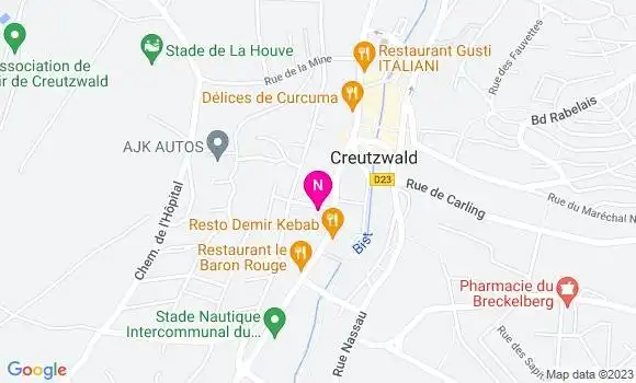 Localisation Mtre Mazerand Pierre