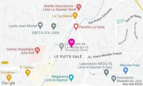 Localisation Mtre Sfrecola Laëtitia