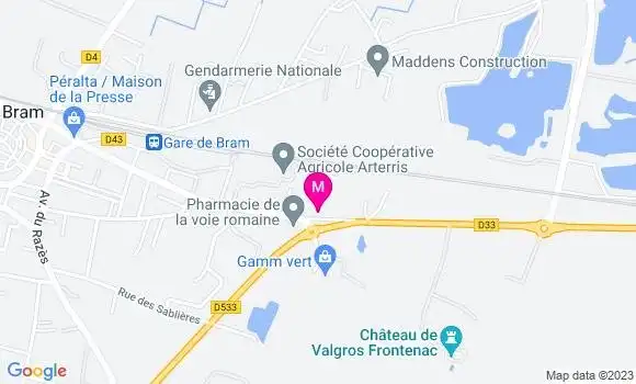 Localisation Mtre Martel Bernadette