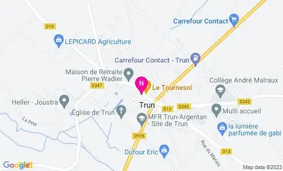 Localisation Mtre Macedo Georges