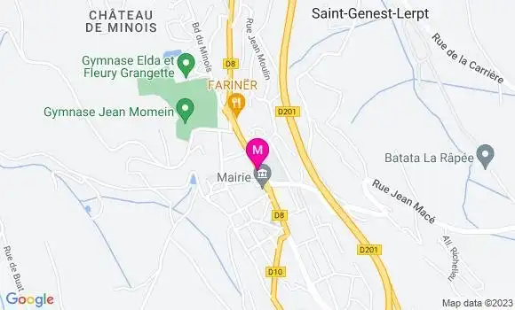 Localisation Mtre Aulas Stéphanie