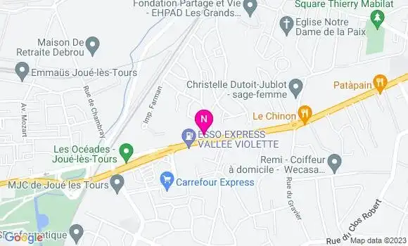 Localisation Mtre Itier Constance