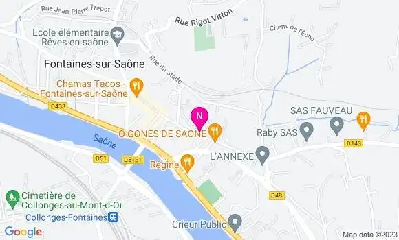 Localisation Mtre Lemonnier Aymeric