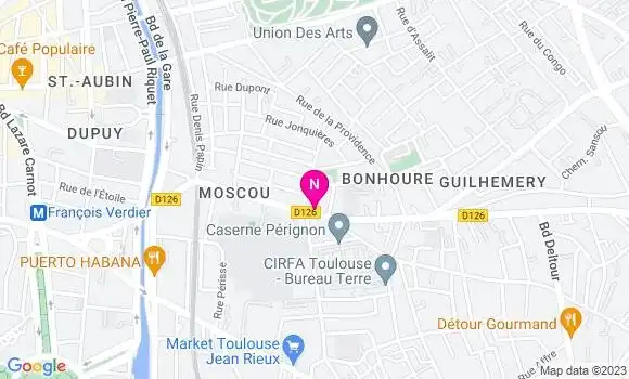 Localisation Mtre Pauquet Hugues