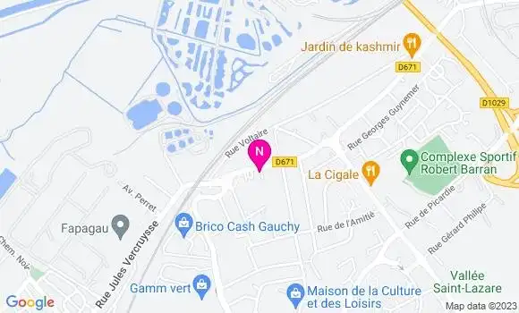 Localisation Mtre Humbert Audrey