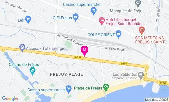 Localisation Mtre Ghio Xavier