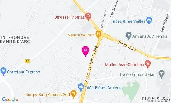 Localisation Mtre Demay Charles