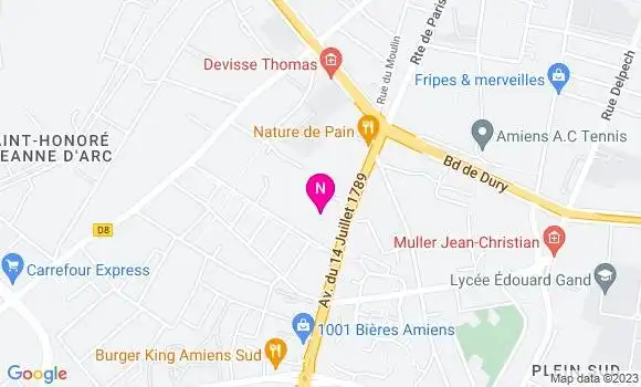 Localisation Mtre Martel Annie