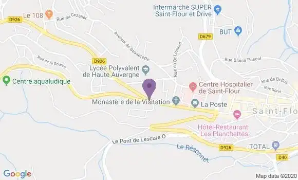 Localisation Mtre Besse Sabatier Christine