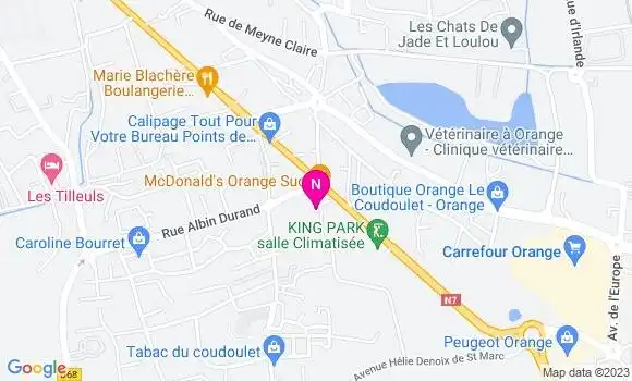 Localisation Mtre Dourlent Sophie