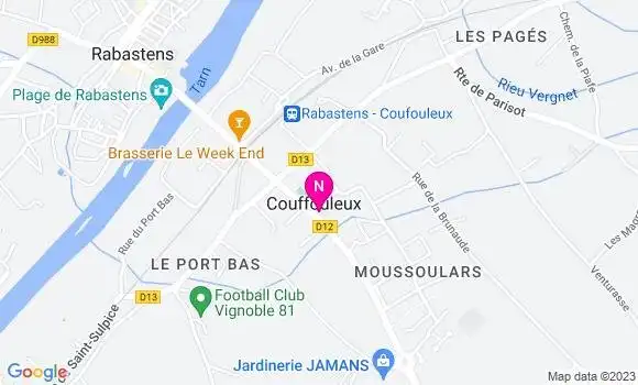 Localisation Mtre Labassa Philippe