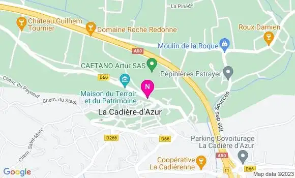 Localisation Mtre Bernardini Virginia