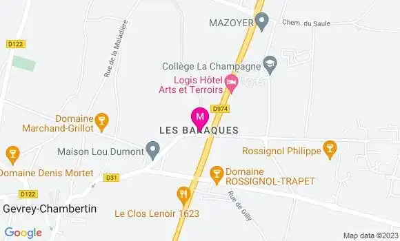 Localisation Mtre Blanquinque Xavier