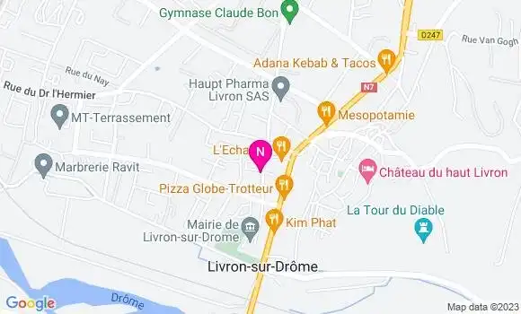 Localisation Mtre Desbordes Isabelle