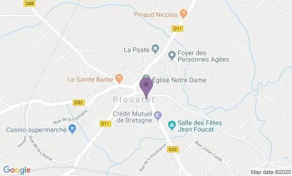 Localisation Mtre Wattebled Barbara