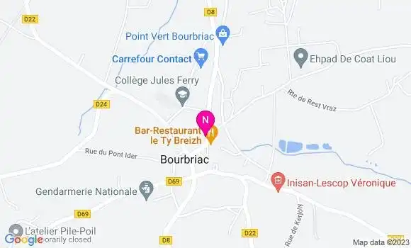 Localisation Mtre Develay Etienne