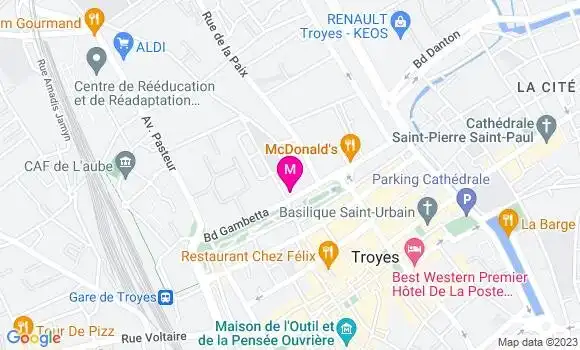 Localisation Mtre Smagghe Bertrand