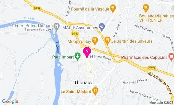 Localisation Mtre Ribreaud Allain Brigitte
