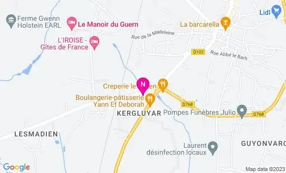 Localisation Mtre Meunier Alexis