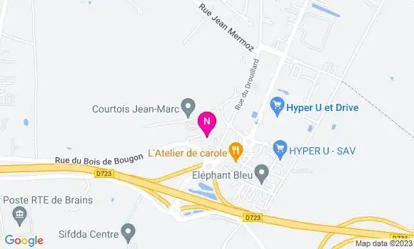 Localisation Mtre Guilloux Eas Caroline