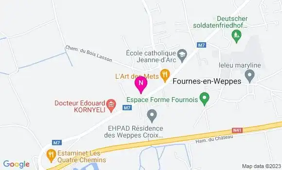 Localisation Mtre Correau Biesbrouck Sophie
