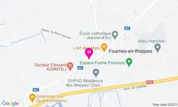 Localisation Mtre Bailleul Cynthia