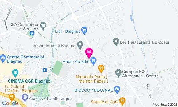 Localisation Mtre Fabre Elisabeth