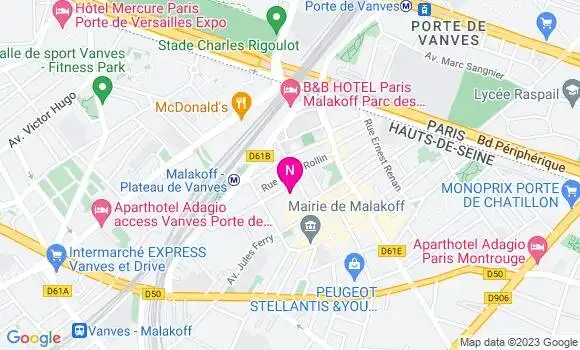 Localisation Mtre Monin Pascale