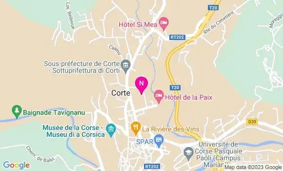 Localisation Mtre Villanova Paule