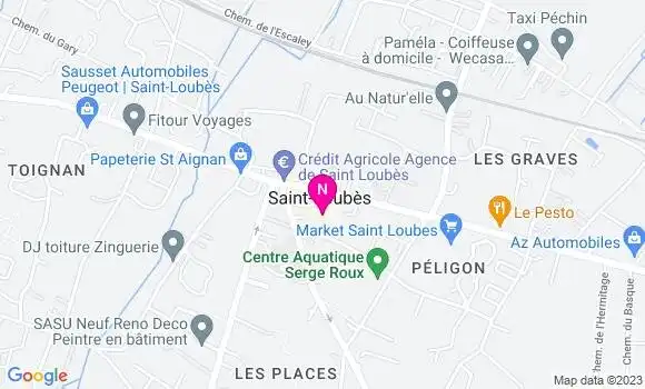 Localisation Mtre Boujard Benjamin