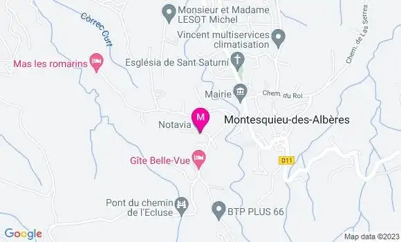 Localisation Mtre Doat Xavier