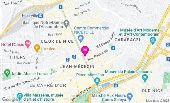 Localisation Mtre Scimone Alexandre