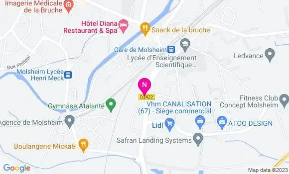 Localisation Mtre Lutter Feltz Laurence