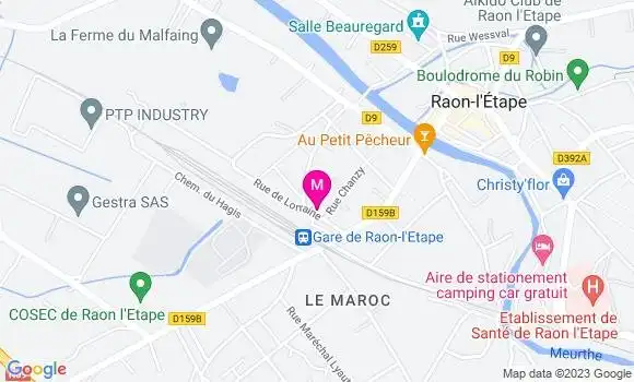Localisation Mtre Colin Guillaume