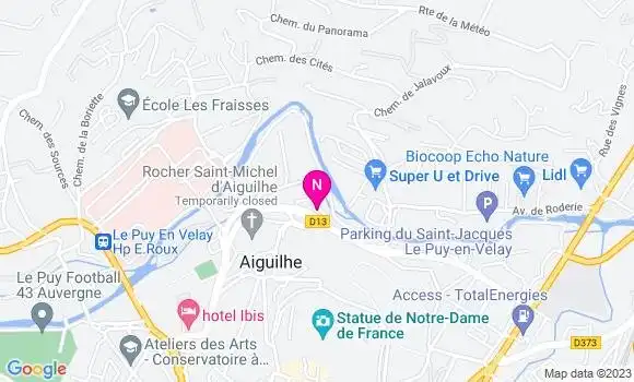 Localisation Mtre Roux Champelovier Sylvie