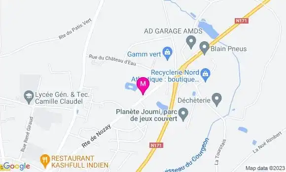 Localisation Mtre Briffault Denis