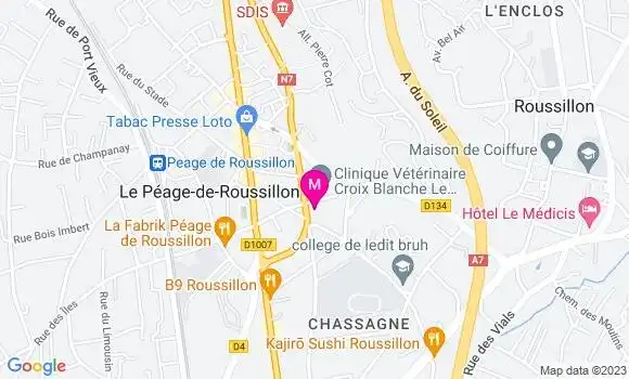 Localisation Mtre Polycarpe Laurent